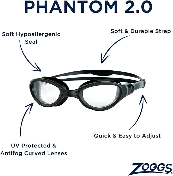 عینک شنا زاگز Phantom 2.0